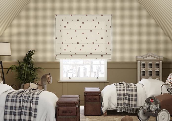 Kings Breakfast, Mini Kingsmen - Twist&Fit Roman Blind - Image 3